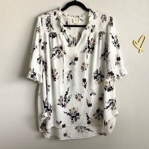 \MELLODAY\ Floral Blouse